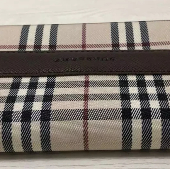 BURBERRY NOVA CHECK TRI-FOLD WALLET - Picture 2 of 11